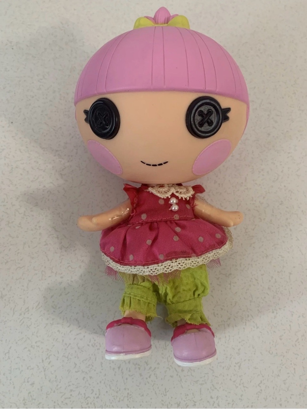 Lalaloopsy Littles Trinket Sparkles Pink Hair Sister of Jewel Doll 7" MGA